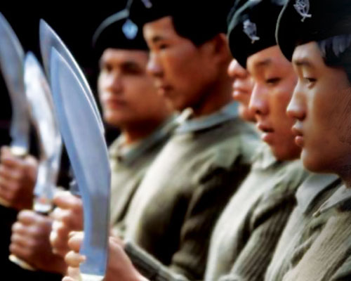 ODA 155 Trains the Gurkhas