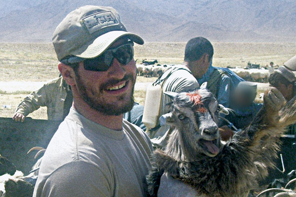 “The Goat Whisperer” administered inoculations and deworming medicine to the local herds during a VETCAP. Not all the patients went away happy.