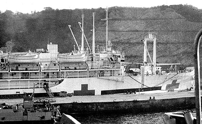 The USHS Repose treated and evacuated almost 800 wounded Allied troops from Chinnamp&rsquo;o.