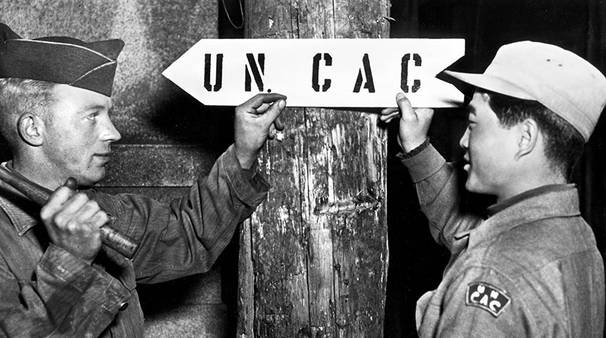 The UN Civil Assistance Command was the primary agency for managing and administering aid to refugees.