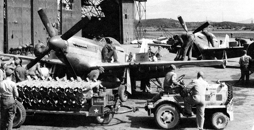 U.S. and South African Air Force F-51 Mustangs were flying out of P&rsquo;yongyang&rsquo;s East Airfield (K-23) by mid-November 1950.