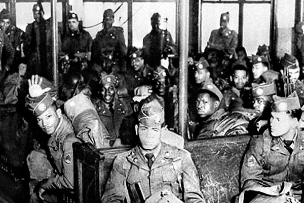 2nd Ranger Infantry Company at the Columbus, Georgia, train station in December 1950