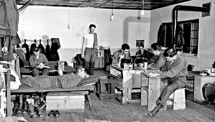 Bunk Area in 1st L&L Billets