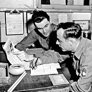 LT Frank C. Kurpiel and SSG John Eugene “Gene” Sacotte