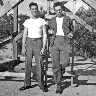 CPL Herbert Shevins and SSG Joseph F. Lissberger