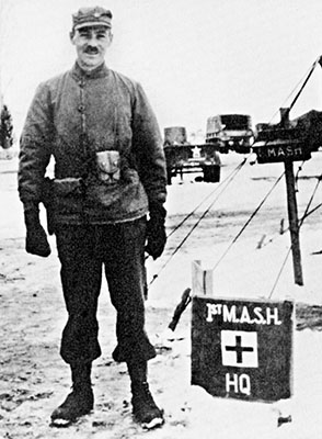 Major Harold F. Hamit, 1st MASH commander