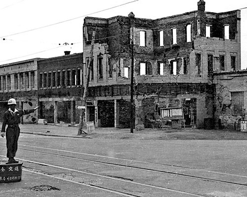 Devastation of South Korea's capital