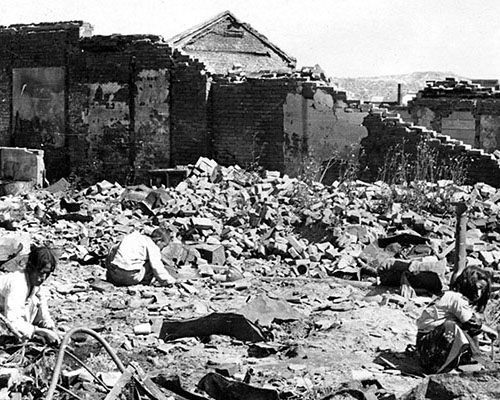 Devastation of South Korea's capital