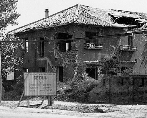 Devastation of South Korea's capital