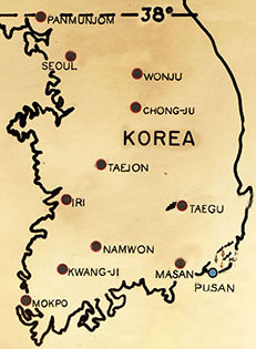 Note: The remainder of the 4th MRBC arrived in Seoul on Valentine&rsquo;s Day in February 1952 to establish the company headquarters in Korea.