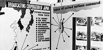 Psywar Broadcast Display, Tokyo, 1952.