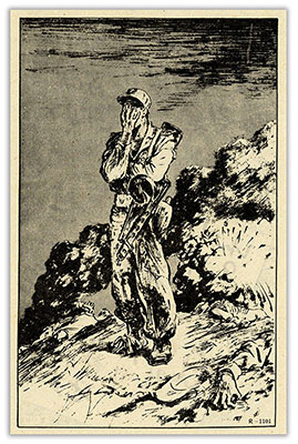 Leaflet #1101 is a two-sided anti-morale flyer targeted towards NKA and North Korean civilians. The back side is printed with the message: “I believed that the war would end soon, that I would be able to return home safely.”