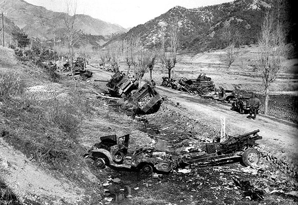 A post-battle Chinese Communist assault