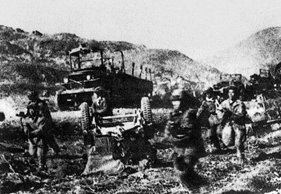 A post-battle Chinese Communist assault