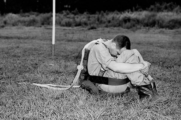 Since no directions or photos came with the system, CPT John F. Sadler and the Air Force technician wrote down the assembly instructions, step by step, and had pictures taken.