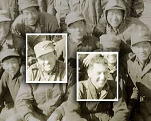 1LT Tom Curtis and MSG Walter Hoffman with Korean crew aboard K-333.