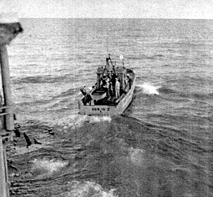 CCRAK Q-boat leaves U.S. Navy blockade vessel after coordinating upcoming special operation.