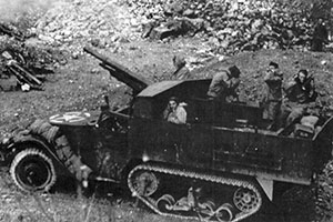 M-3 Halftrack mounting a 75mm cannon.