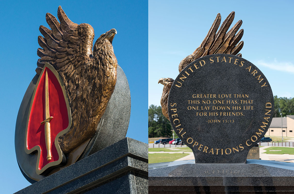 Eagle Rising sculpture