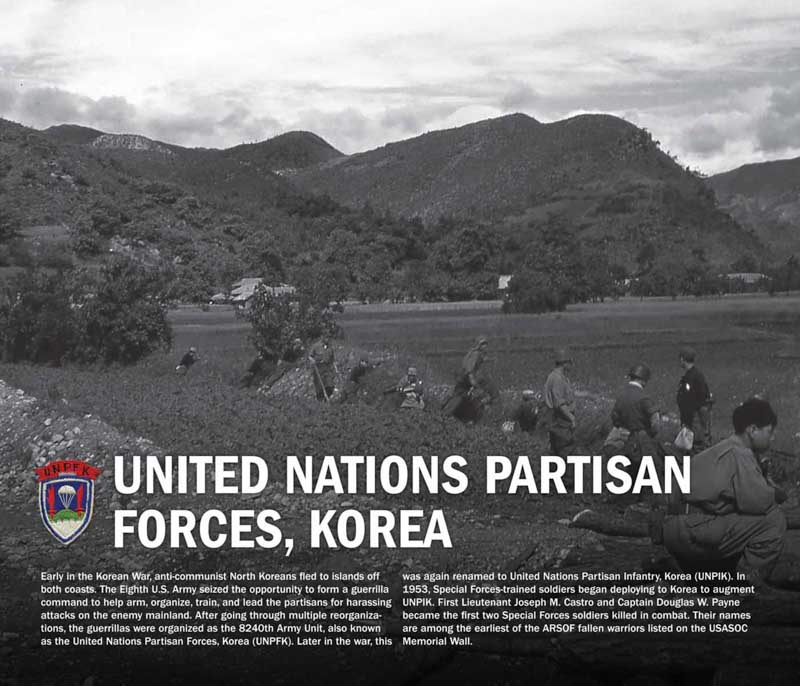 United Nations Partisan Forces, Korea (UNPFK)