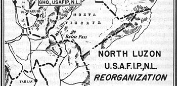 In 1943 Volckmann re-organized his U.S. Armed Forces in the Philippines, North Luzon, into seven districts. <i>(We Remained photo)</i>